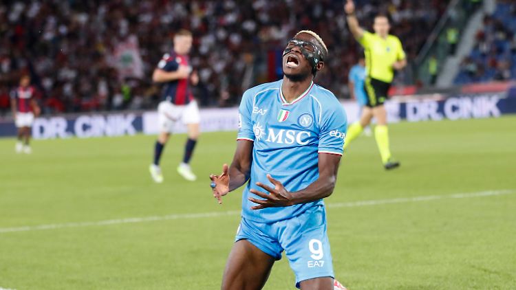 Victor Osimhen blieb gegen Bologna tor- und glücklos.