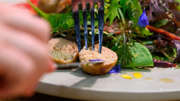 Vegetarische Bällchen: Etwa jeder zehnte Mensch in Deutschland ernährt sich fleischlos.
