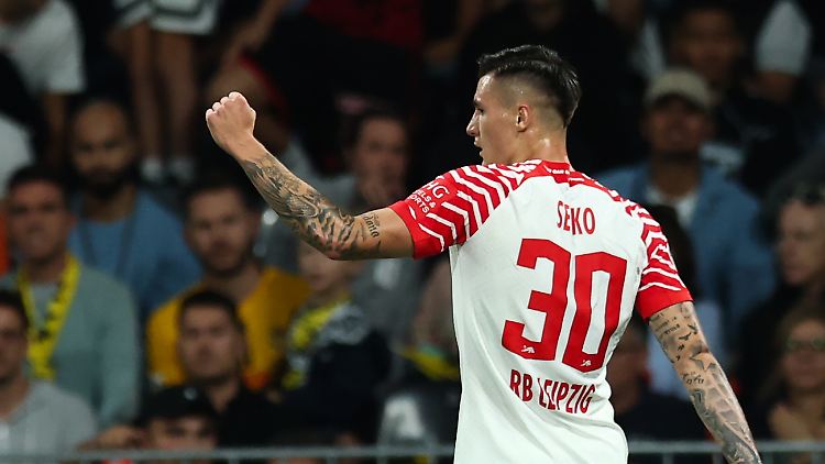 Erzielte zwei Tore: Benjamin Sesko.