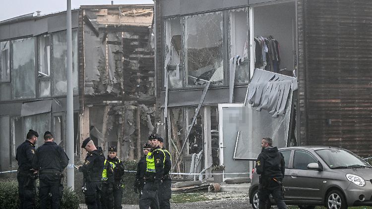 In Uppsala kam eine Frau bei einer Explosion ums Leben. 