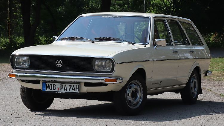 Elegant und leicht gezeichnet: Leicht ist dieser VW Passat Variant mit seinen rund 900 Kilogramm auch im Wortsinn - vor allem aus heutiger Perspektive.