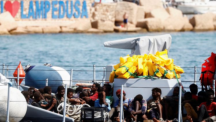 130.000 Geflüchtete gingen in Italien an Land.