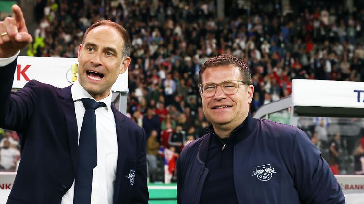 Oliver Mintzlaff und Max Eberl.