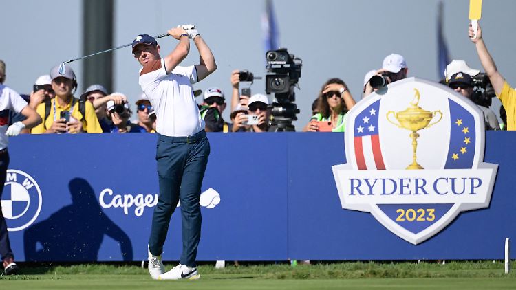 Rory McIlroy und seine Europäer stehen kurz vor dem Gewinn des Ryder Cups.