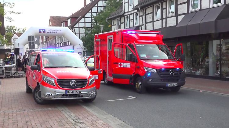 Die Einsatzkräfte in Burgdorf waren mit einem Großaufgebot im Einsatz.