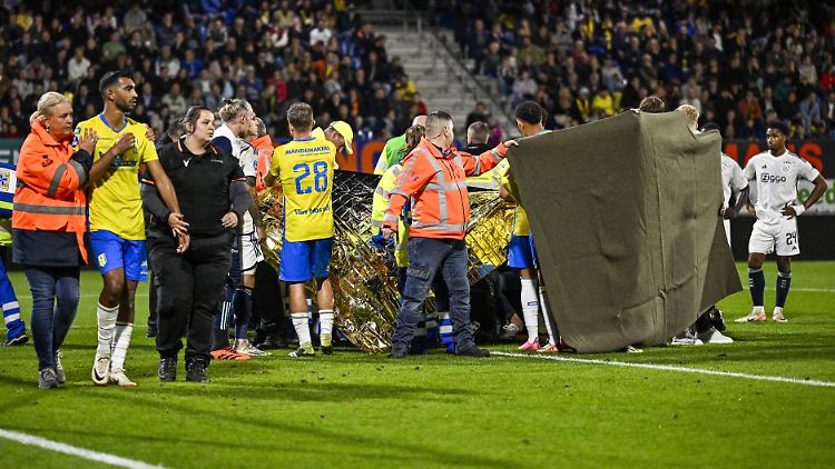 Die Spieler kümmerten sich um einen Sichtschutz.