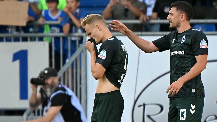 Amos Pieper (l.) spielte zu viele wilde Pässe. 