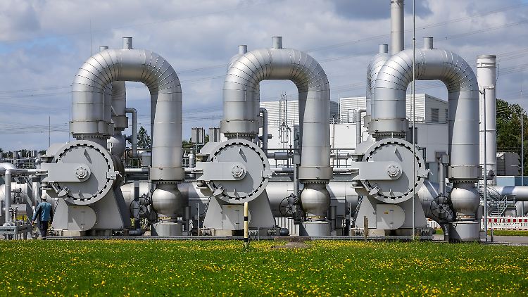Die Gasspeicher gleichen Schwankungen beim Gasverbrauch aus und bilden damit ein Puffersystem für den Markt.
