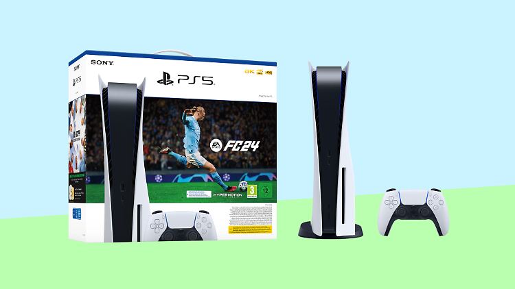 Starkes Bundle zum fairen Preis: Die PS5 gibt es samt FC24 günstig bei eBay.