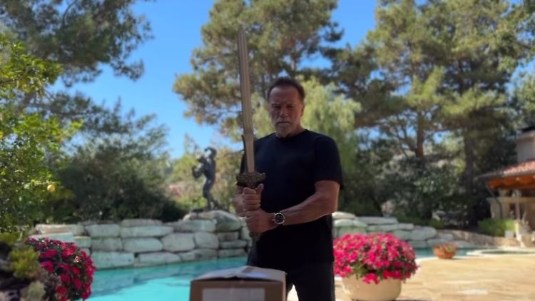 Einst "Conan - der Barbar", heute Buchautor: Arnold Schwarzenegger.