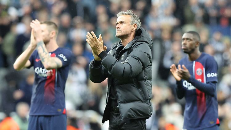 Luis Enrique setzte auf vier Stürmer. Sein Team kassierte vier Tore. 