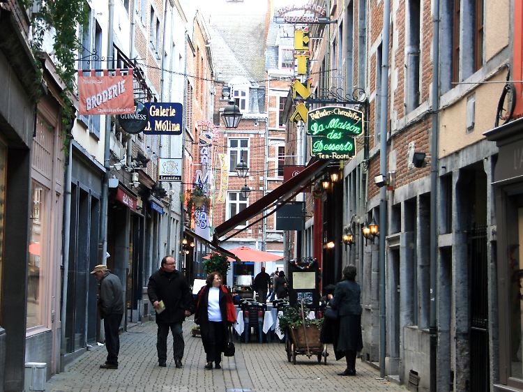 In der Rue haute Marcelle in Namur liegt das "Maison des Desserts" des Chocolatiers Etienne de Hucorne.
