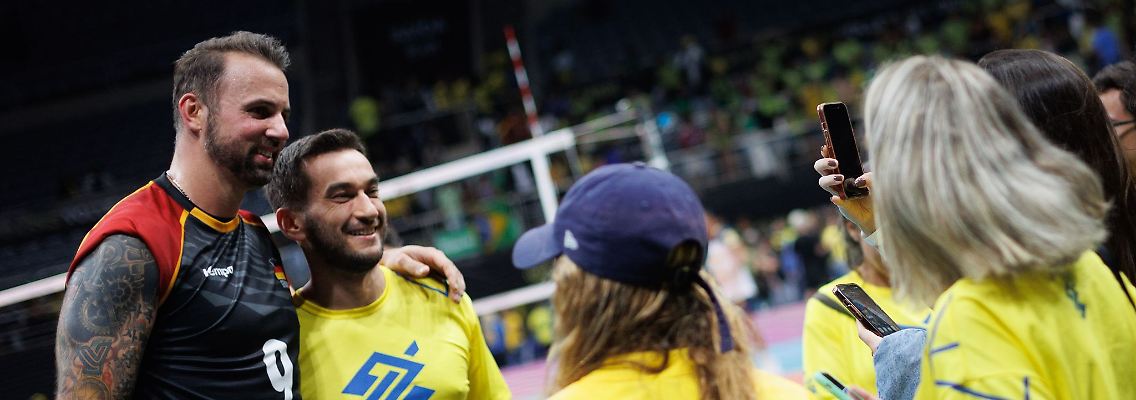 Deutschlands Georg Grozer ist auch bei den brasilianischen Fans beliebt.