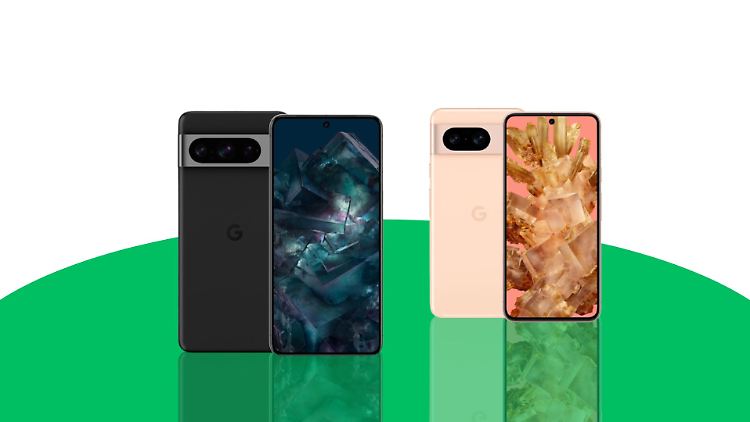 Das Google Pixel 8 und das 8 Pro kommen mit neuer Hardware, neuer Software – und sieben Jahren System-Updates.