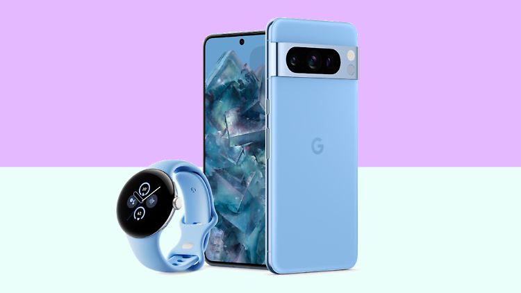 Das Google Pixel 8 Pro gibt es aktuell mit kostenloser Pixel Watch 2.