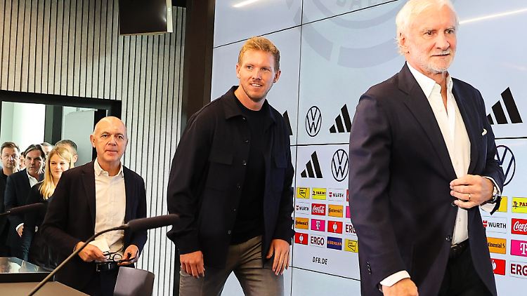 Die Reise als Bundestrainer führt Julian Nagelsmann in die USA.