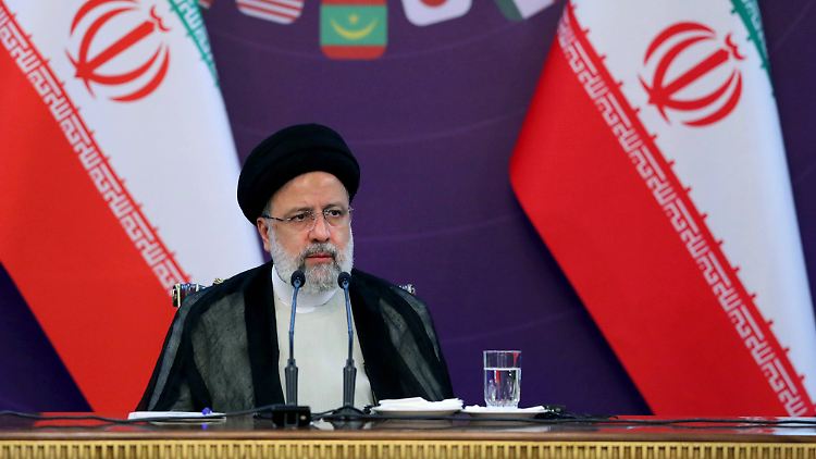 Palästinenser- und Hamas-Unterstützer: Irans Pärsident Ebrahim Raisi.