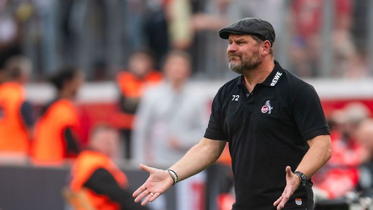 Steffen Baumgart erlebte erneut einen bitteren Fußballnachmittag mit seinem 1. FC Köln.