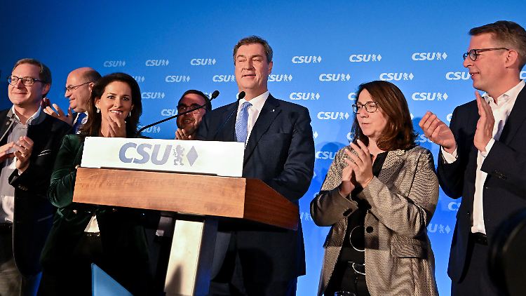 Söder wertete das Ergebnis am frühen Abend in München als Erfolg.