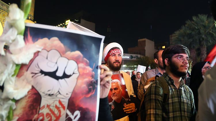 In der iranischen Hauptstadt Teheran wurde der Angriff der Hamas auf Israel jubelnd begrüßt.