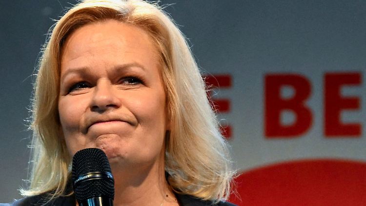 Nancy Faeser ist wohl die größte Verliererin der Wahlen.