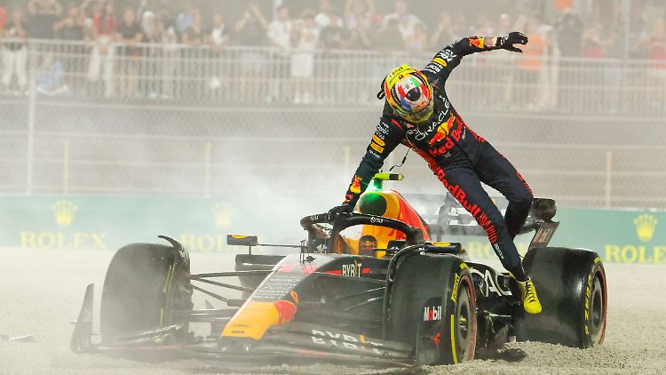 In der Quali schwach, Im Sprint ausgeschieden, im Rennen ohne Punkte: Sergio Perez steht bei Red Bull vor dem Aus.