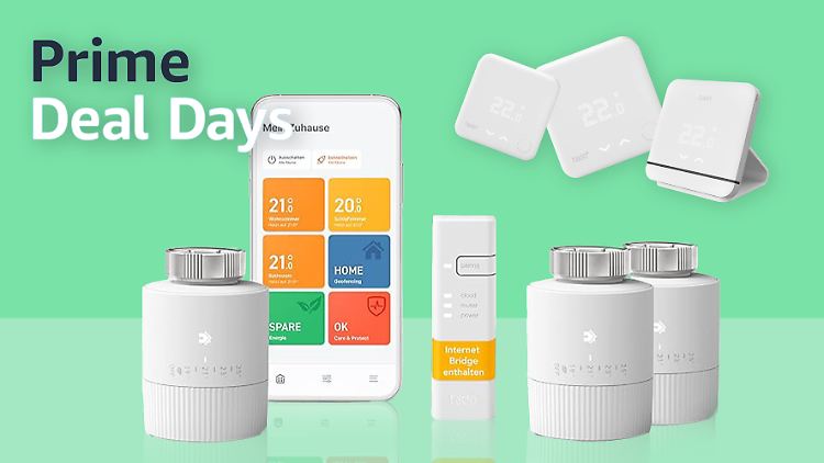 Perfekter Zeitpunkt, um auf ein smartes Heizsystem umzustellen: mit tado-Thermostaten am Prime Day.
