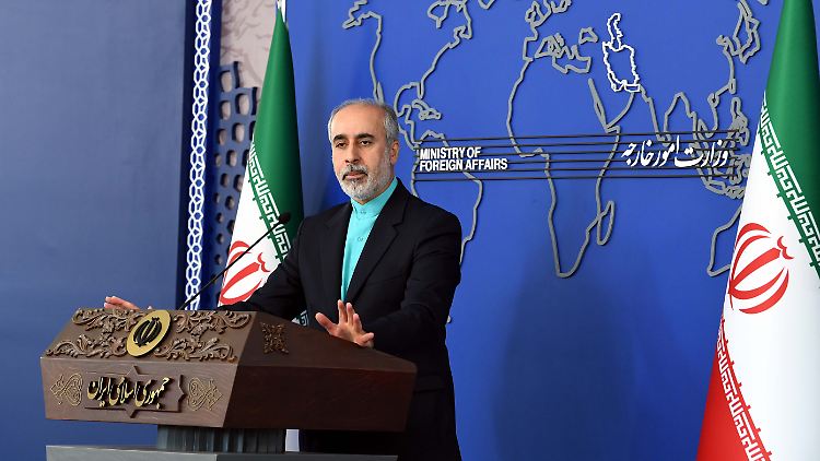 Außenamtssprecher Nasser Kanaani warnt vor einem Angriff auf den Iran.