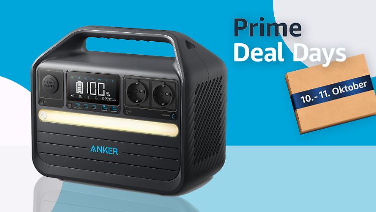 An den Prime Deal Days bei Amazon lässt sich kräftig sparen, zum Beispiel bei dieser Powerstation von Anker. 
