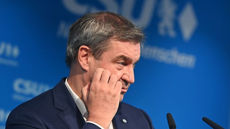 CSU-Chef Söder sieht im Wahlergebnis Licht und Schatten für seine Partei.