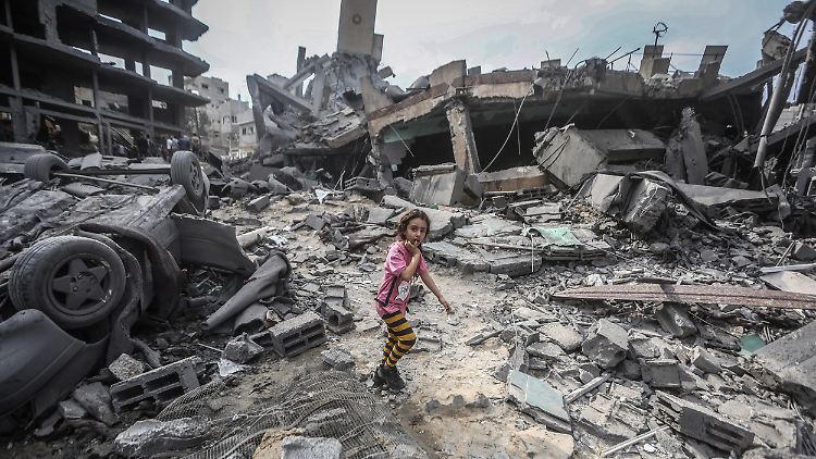 Weite Teile im Gazastreifen sind zertsört.