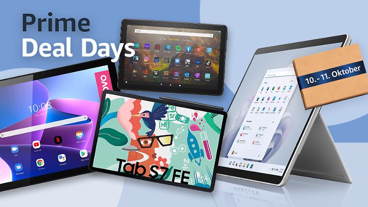 Am Prime Day sind Tablets stark reduziert.