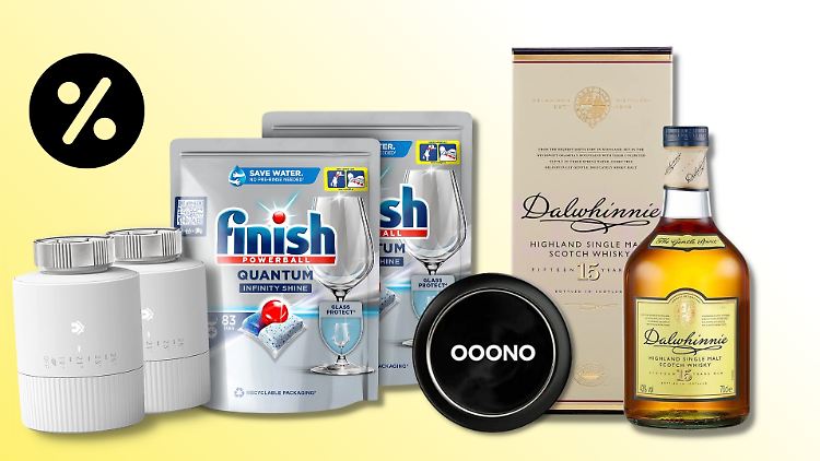 Heizkörperthermostate, Spülmaschinentabs, Blitzerwarner und Whisky sind am Prime beliebte Ziele von Schnäppchenjägern.