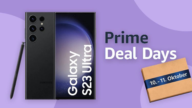 Das Samsung S23 Ultra ist am Prime Day im Angebot. Auch die exklusive Garantie spricht für den Kauf.