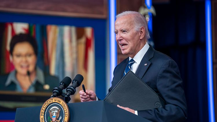 Joe Biden sendete eine klare Botschaft auch an den Iran.