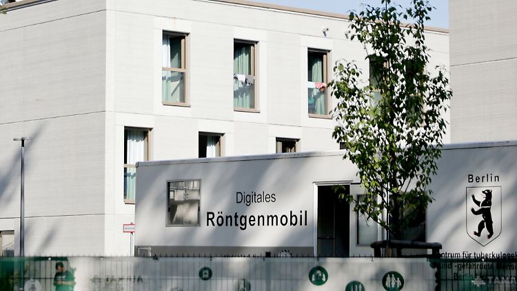 Das Ankunftszentrum für Asylbewerber in Berlin
