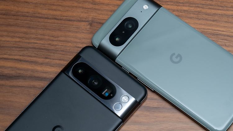 Google Pixel 8 und Pixel 8 Pro.