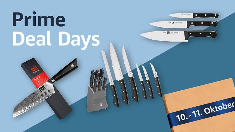 Am Amazon Prime Day sind verschiedene Küchenmesser und Sets rabattiert.
