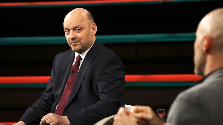 Der hessische AfD-Politiker Robert Lambrou bei Markus Lanz. 