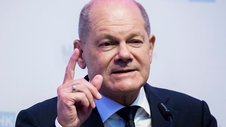Bundeskanzler Olaf Scholz (SPD)  trifft bei einem Spitzengespräch auf Oppositionsführer Friedrich Merz.
