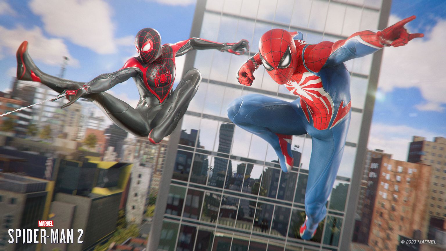In New York sind die Spinnen los: Mit "Marvel's Spider-Man 2" dürfen sich Fans des Superhelden gleich auf ein Doppel-Feature freuen.
