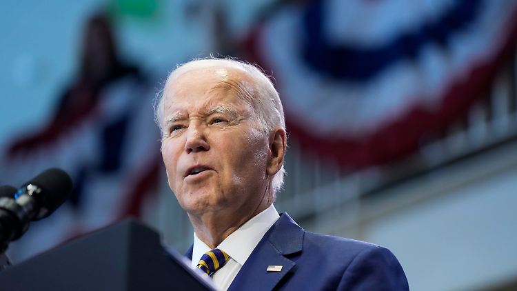 Joe Biden wird an diesem Mittwoch in Israel erwartet.