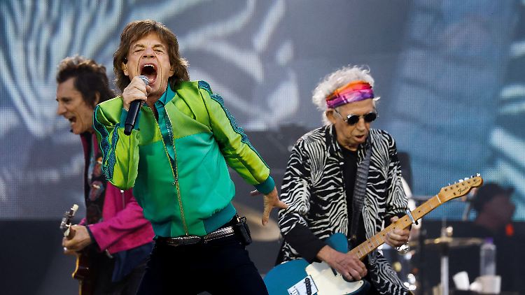 Noch immer da: Jagger, Richards und Woods, auch bekannt als Rolling Stones.