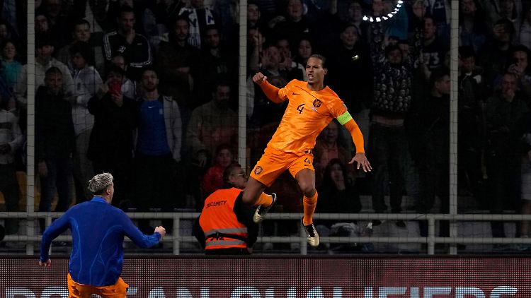 Virgil van Dijk blieb cool.