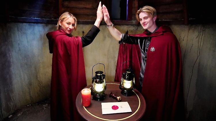 Die beiden Verräter Anna-Maria und Vincent präsentieren sich als diabolisches Duo.