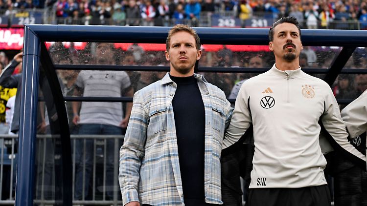 Gelungenes Debüt: Nagelsmann und Wagner beim 3:1-Erfolg gegen die USA.