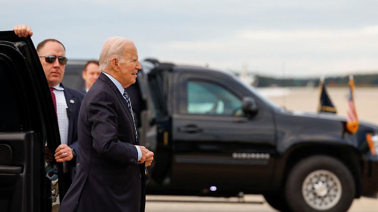 Joe Biden ist auf dem Weg nach Israel.