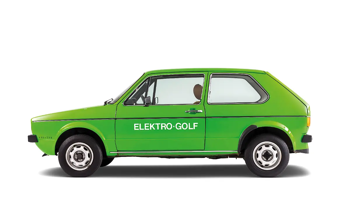 06-Volkswagen-Golf-Generation-1-als-Elektro-Golf-1976-Quelle-Volkswagen-AG