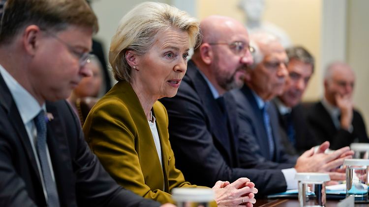 Die Vertreter der EU konnten im Weißen Haus keine Einigung mit US-Präsident Biden erzielen. 