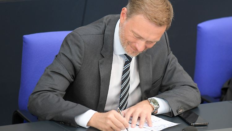 Christian Lindner und sein Ministerium planen den Bundeshaushalt 2024.